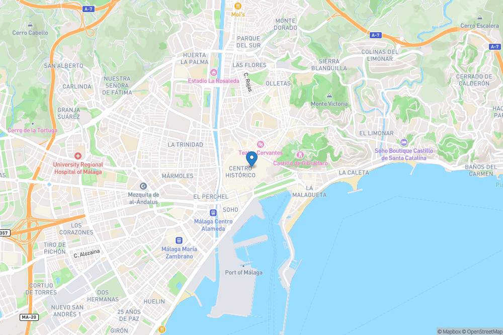 Expanish Malaga - Open Street Map