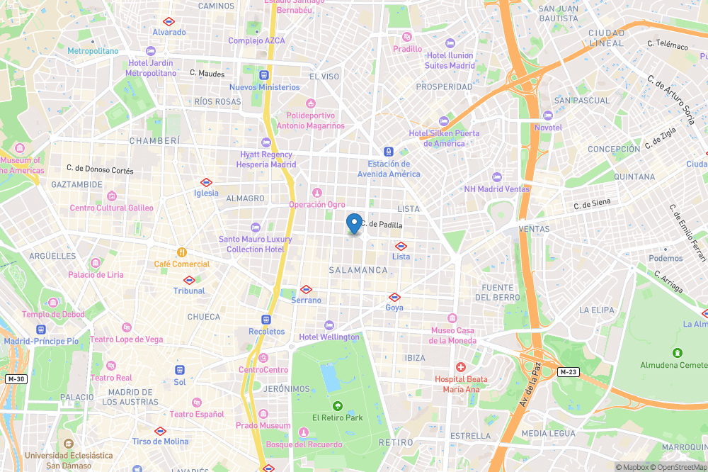 Expanish Madrid - Open Street Map