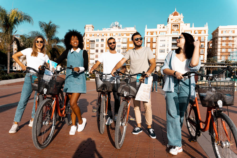 Expanish - Freizeit in Málaga - mit dem Rad durch die Stadt
